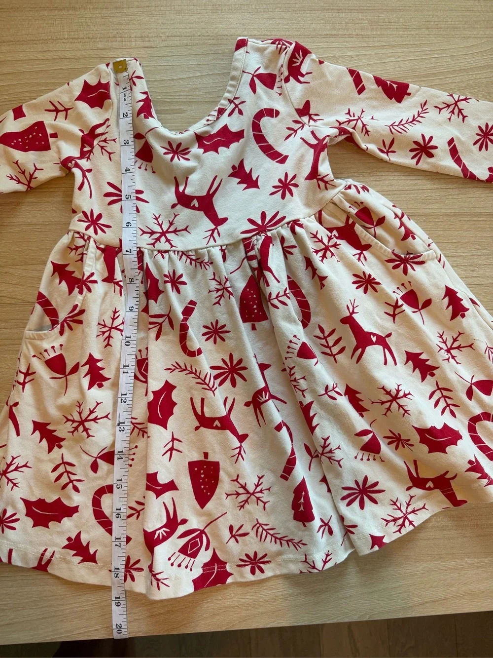 Hanna Andersson Christmas Dress, Size: 2T.